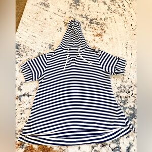 Striped Hooded Top tunic Woman’s 1X